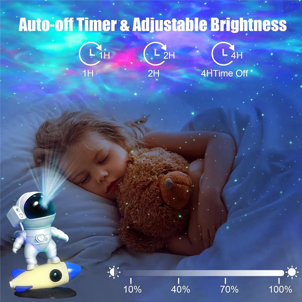 Proyector Súper Astronauta Deluxe timer