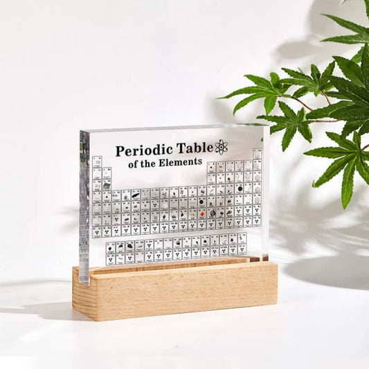Tabla Periódica con Elementos Reales – Explora la Ciencia en la Palma de Tu Mano.